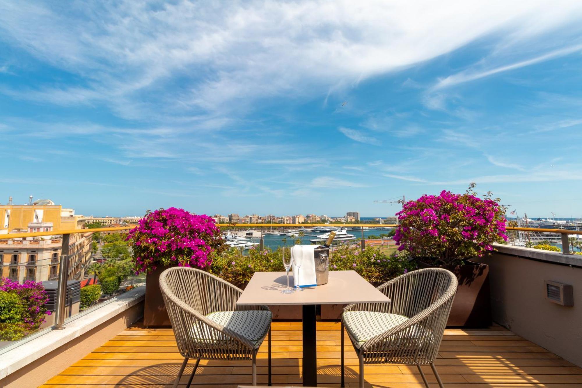 Penthouse terrace sea views duplex stairs